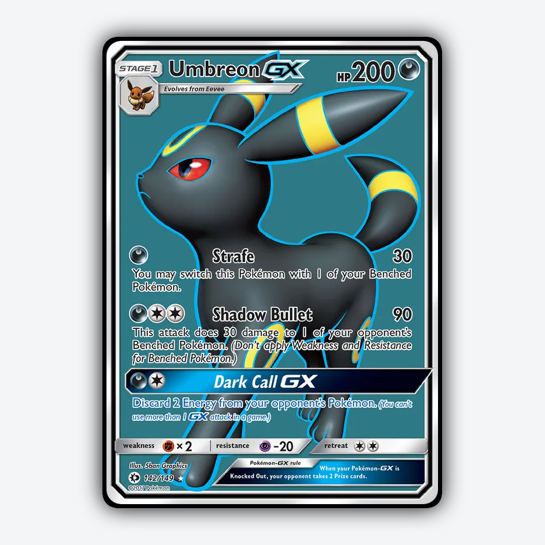 Umbreon-GX 142/149 - Sun & Moon Set - Card Rug