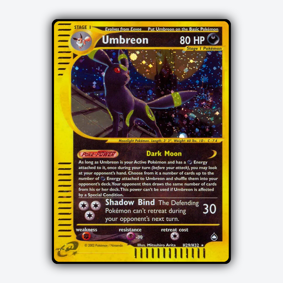 Umbreon H029/147 - H029/147 Aquapolis Set - Card Rug