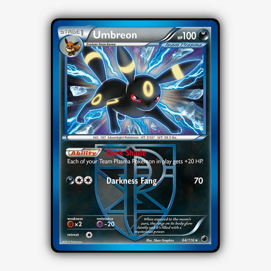 Umbreon 064/116 - Plasma Freeze Set - Card Rug