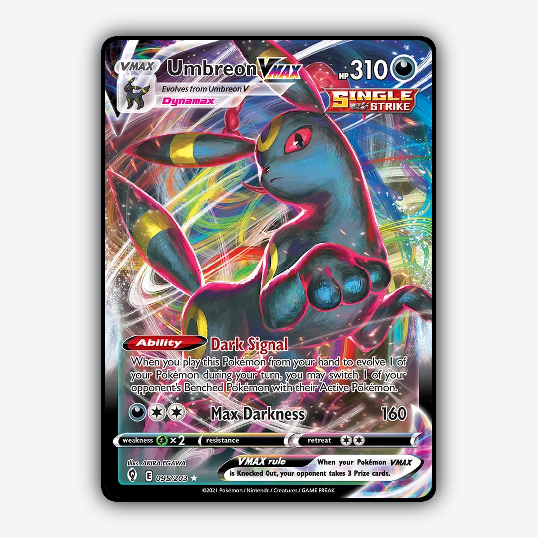 Umbreon VMAX #95 - Evolving Skies Set - Card Rug
