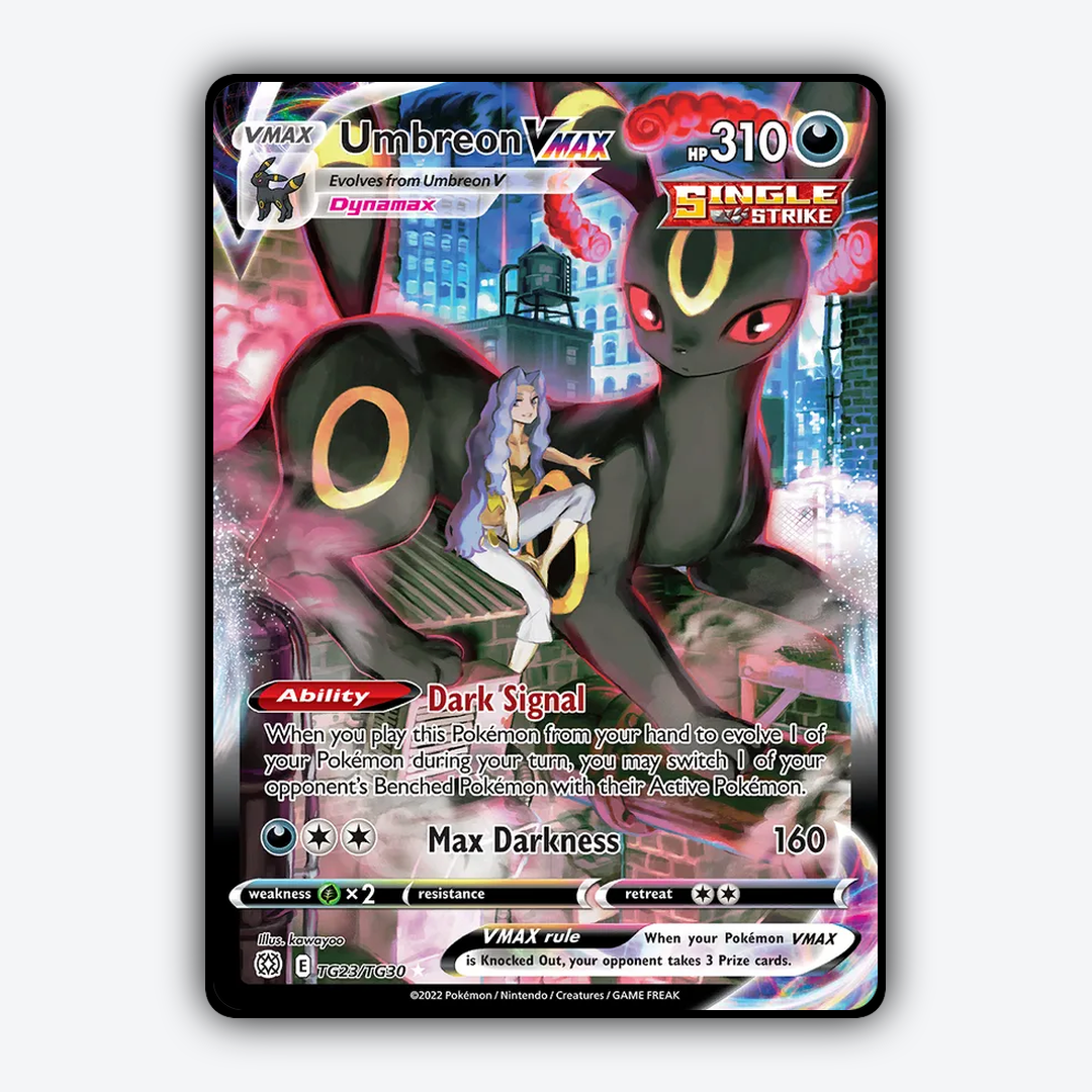 Umbreon VMAX TG023/30 - TG023/30 Brilliant Stars Trainer Gallery Set - Card Rug