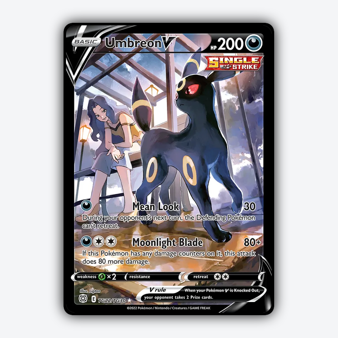 Umbreon V TG022/30 - TG022/30 Brilliant Stars Trainer Gallery Set - Card Rug