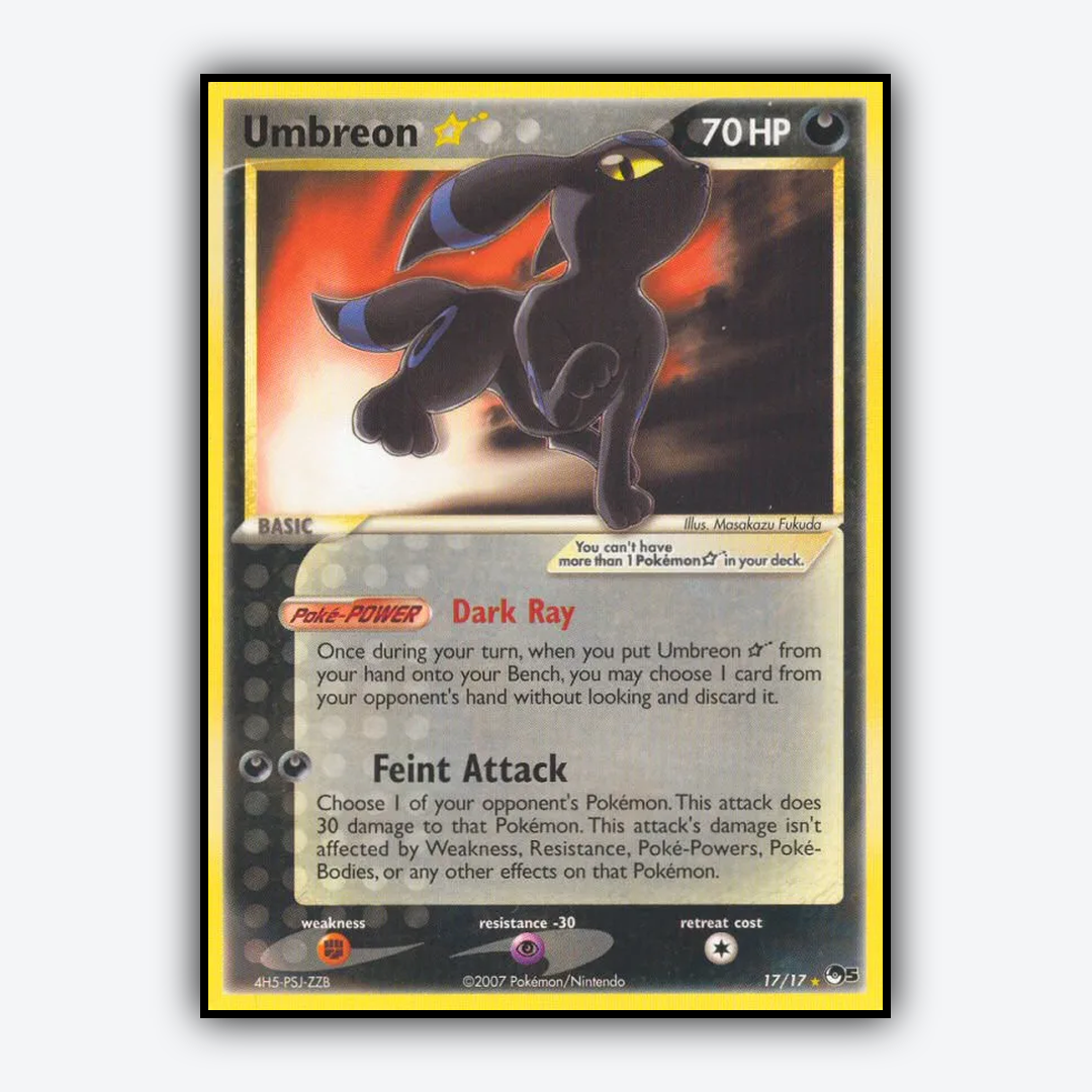 Umbreon ★ 017/17 - POP Series 5 Set - Card Rug