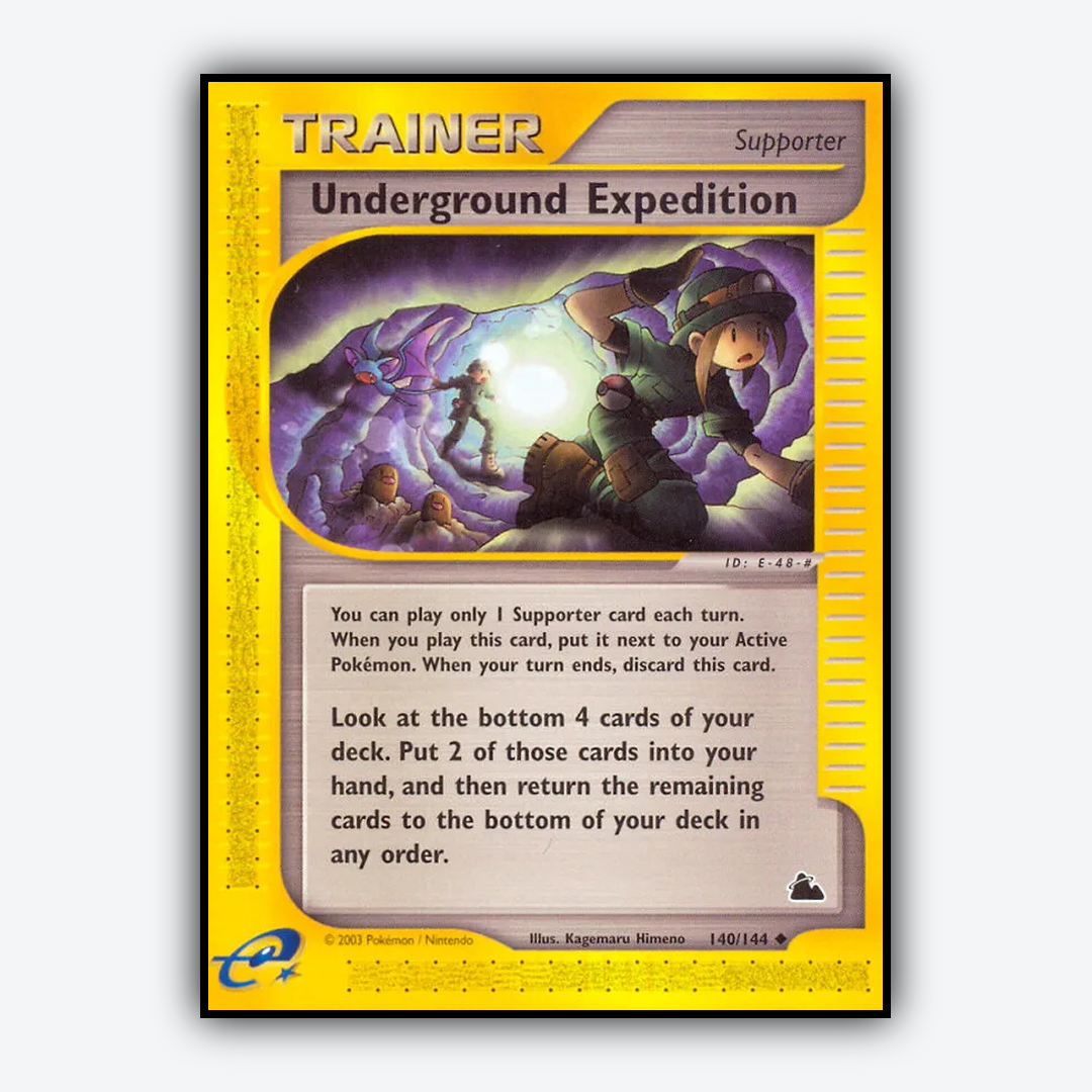 Underground Expedition 140/144 - Skyridge Set - Card Rug