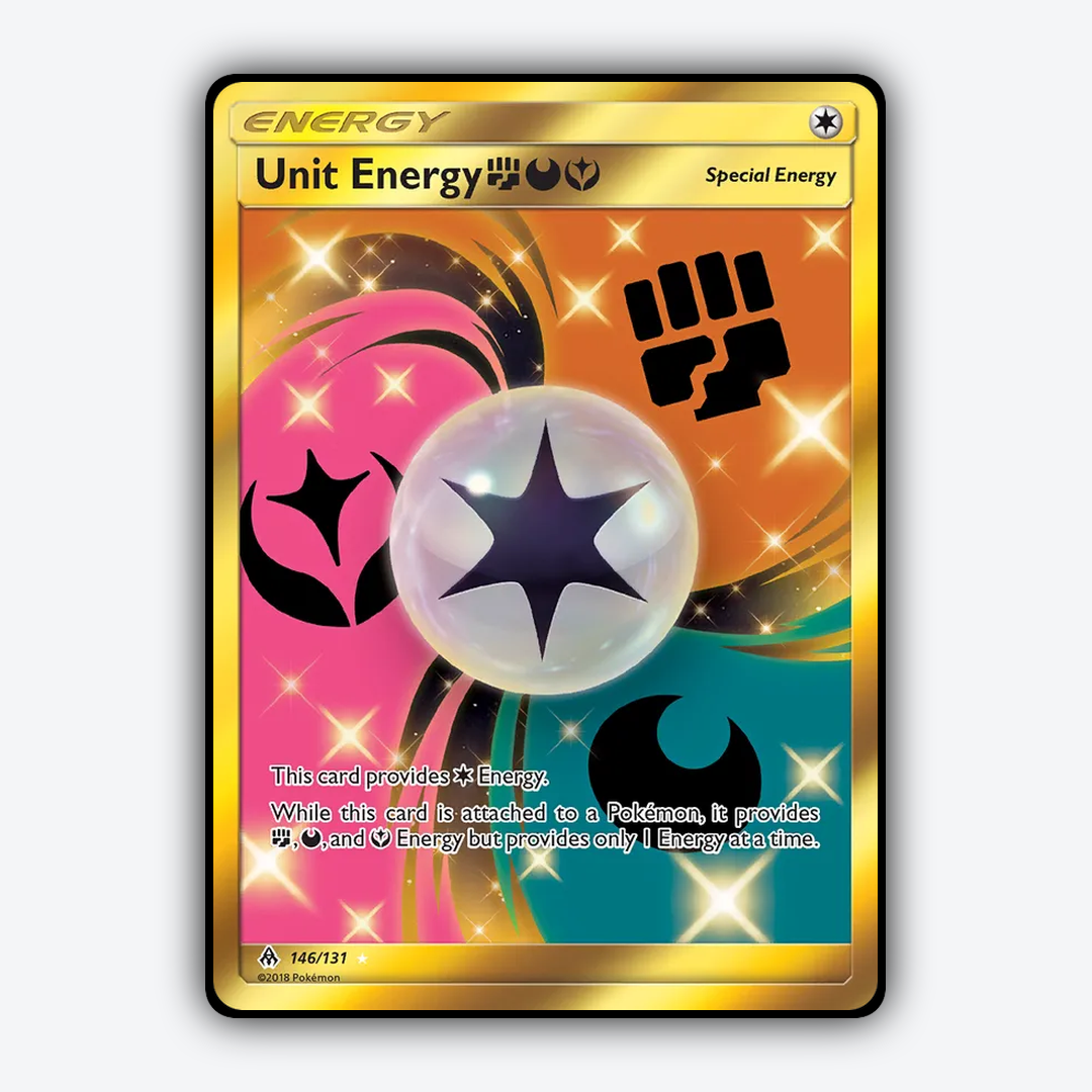 Unit Energy FightingDarknessFairy 146/131 - Forbidden Light Set - Card Rug