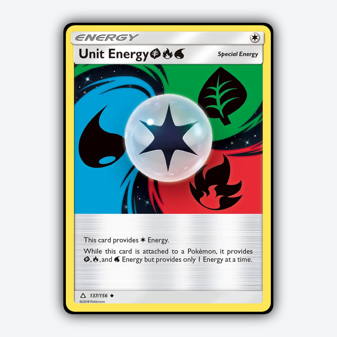 Unit Energy GrassFireWater 137/156 - Ultra Prism Set - Card Rug