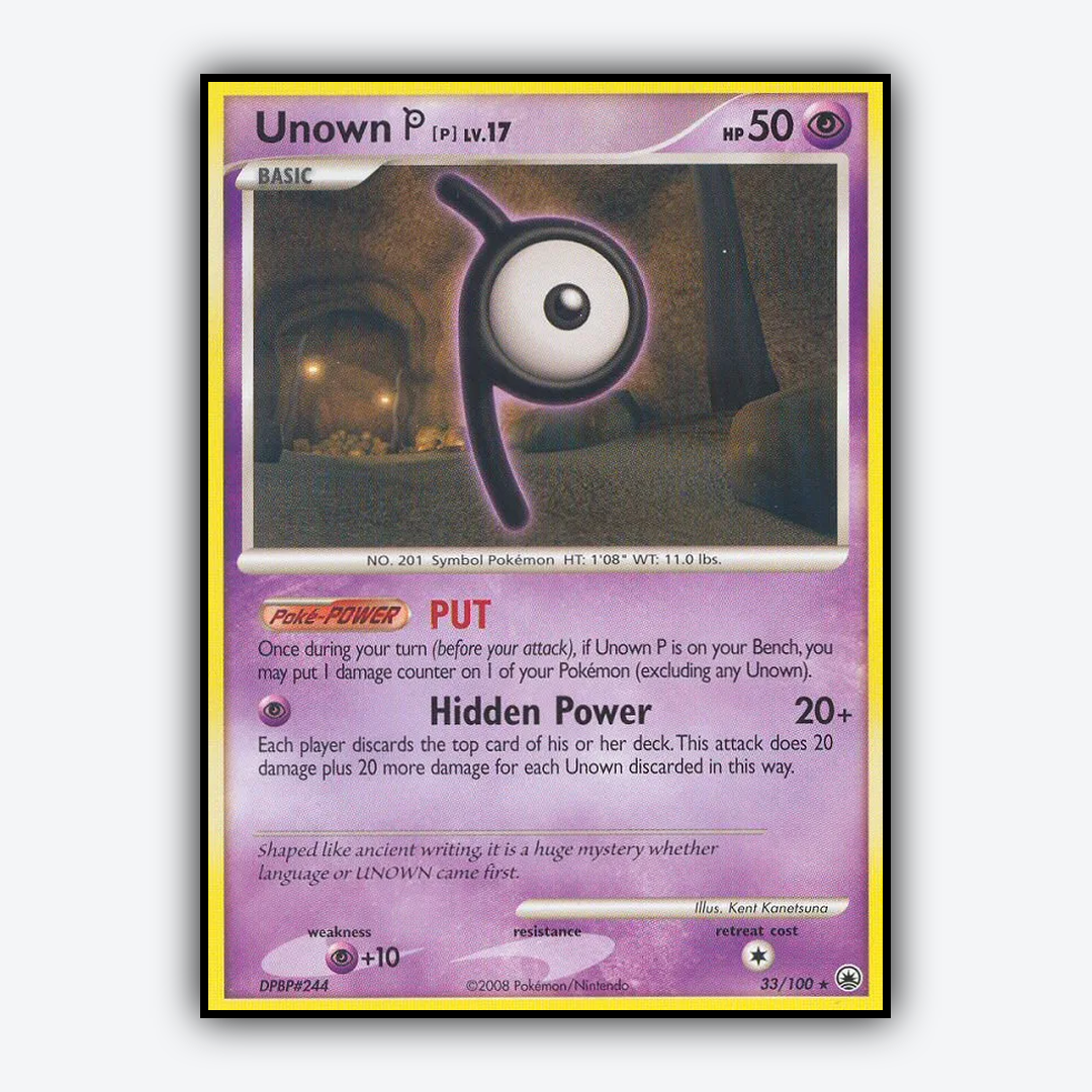 Unown P 033/100 - Majestic Dawn Set - Card Rug