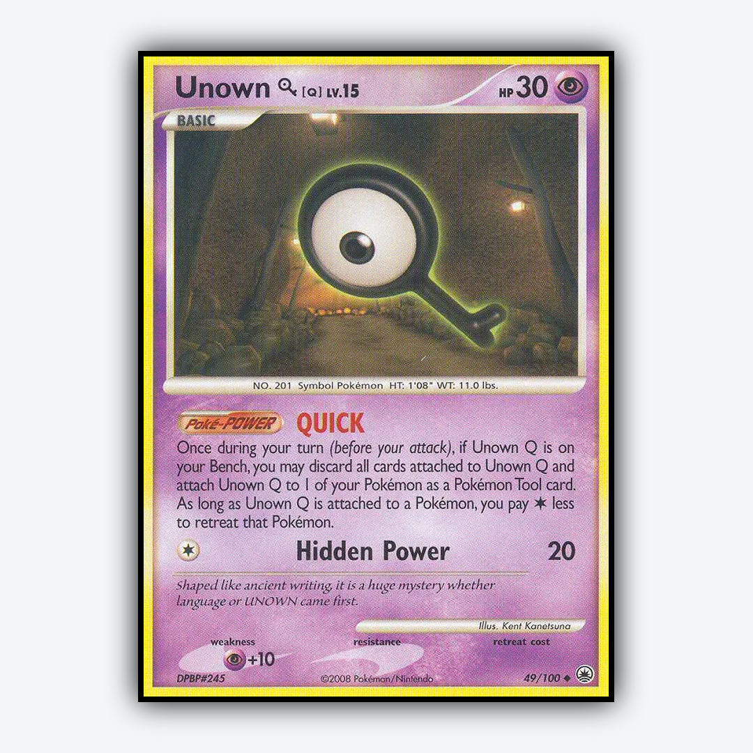 Unown Q 049/100 - Majestic Dawn Set - Card Rug