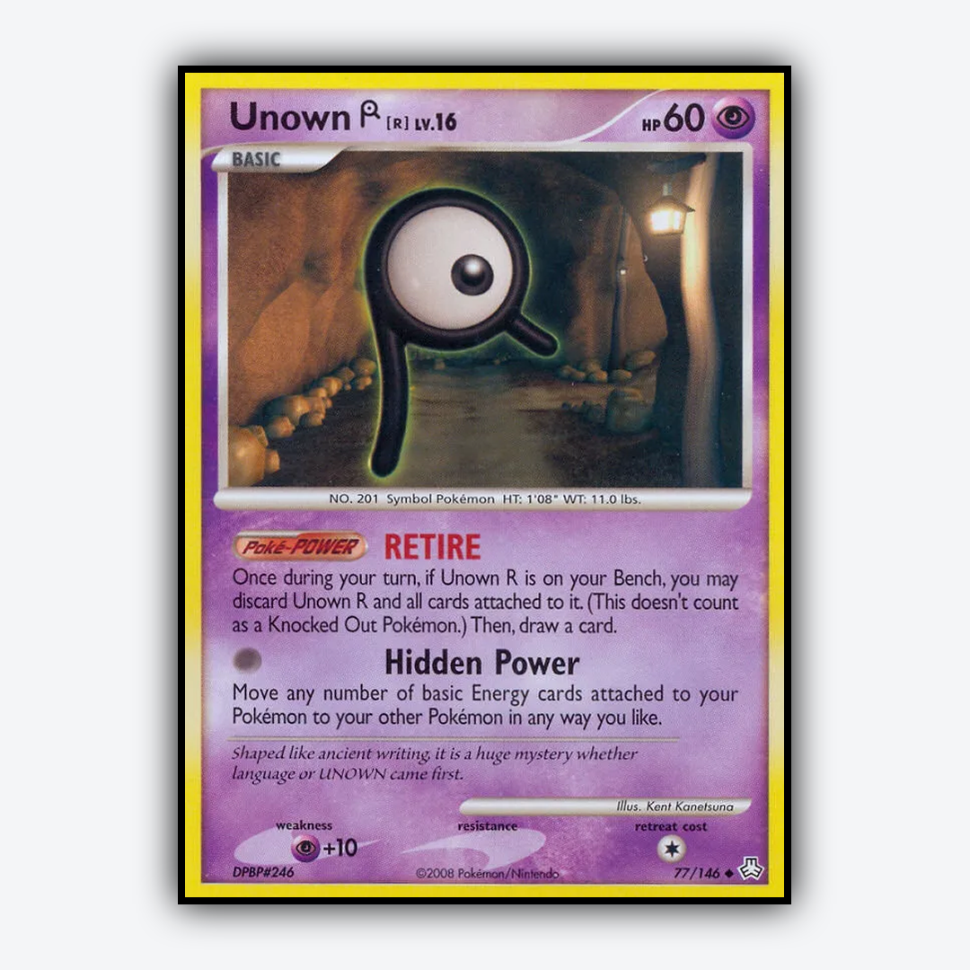 Unown R 077/146 - Legends Awakened Set - Card Rug