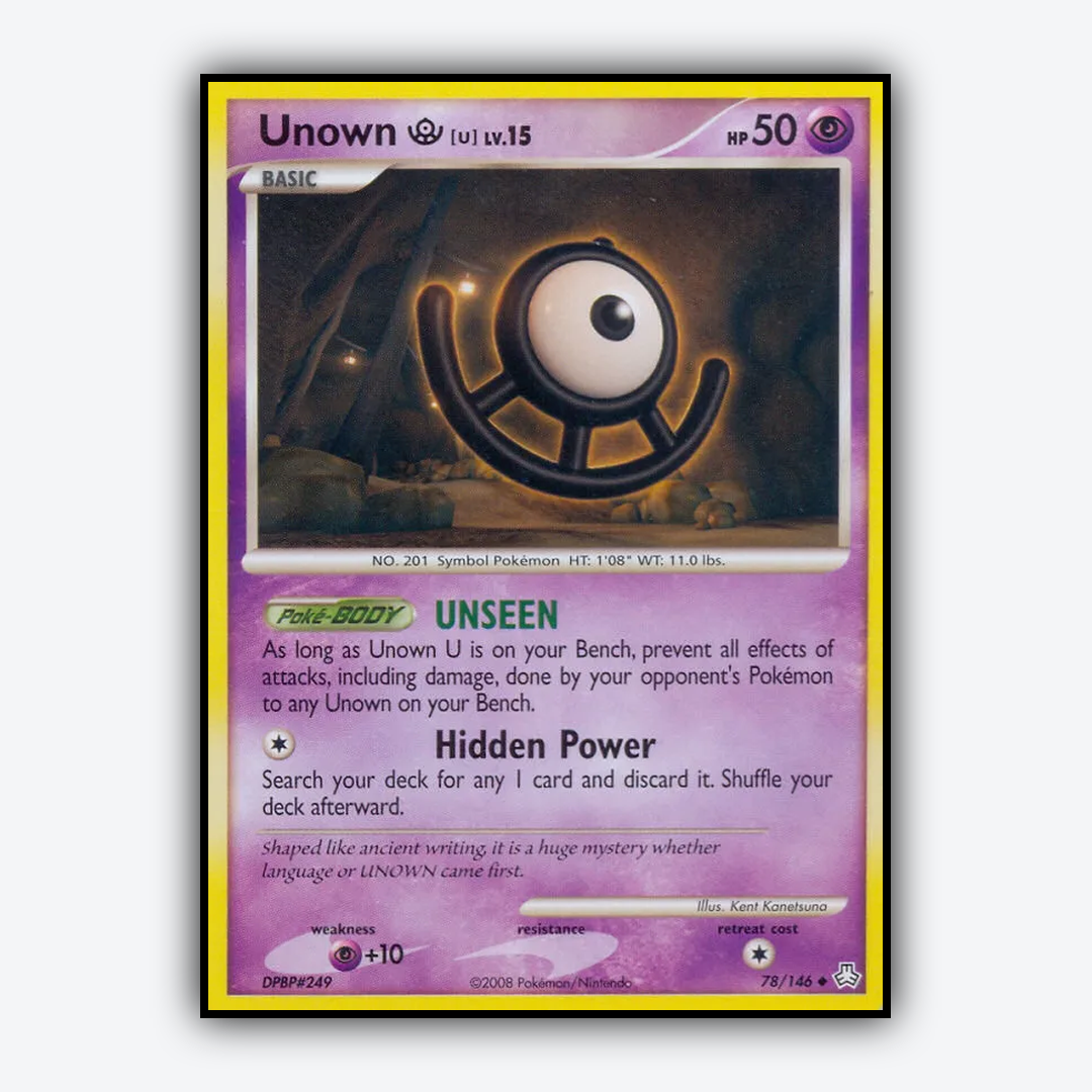 Unown U 078/146 - Legends Awakened Set - Card Rug