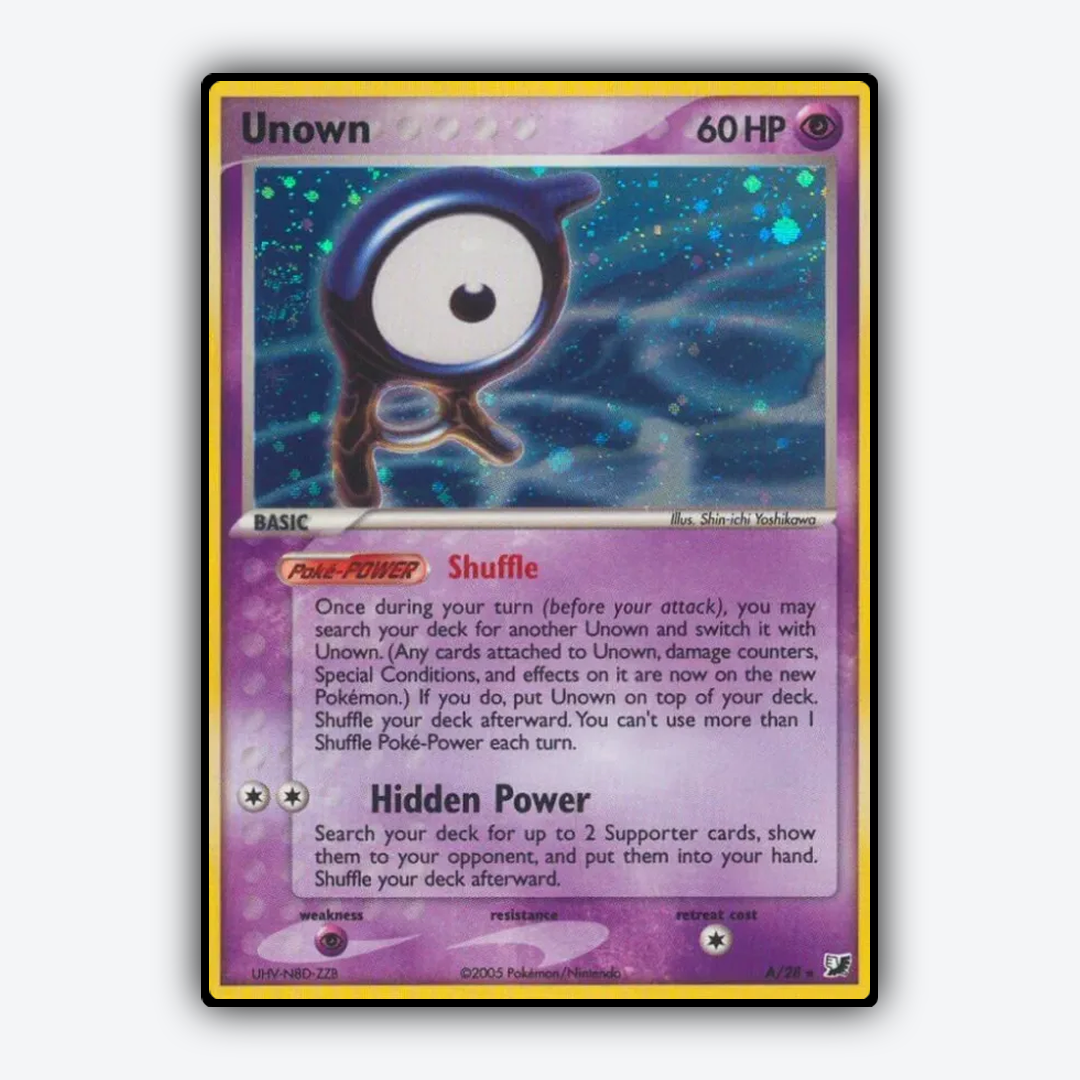 Unown A/115 - Unseen Forces Set - Card Rug