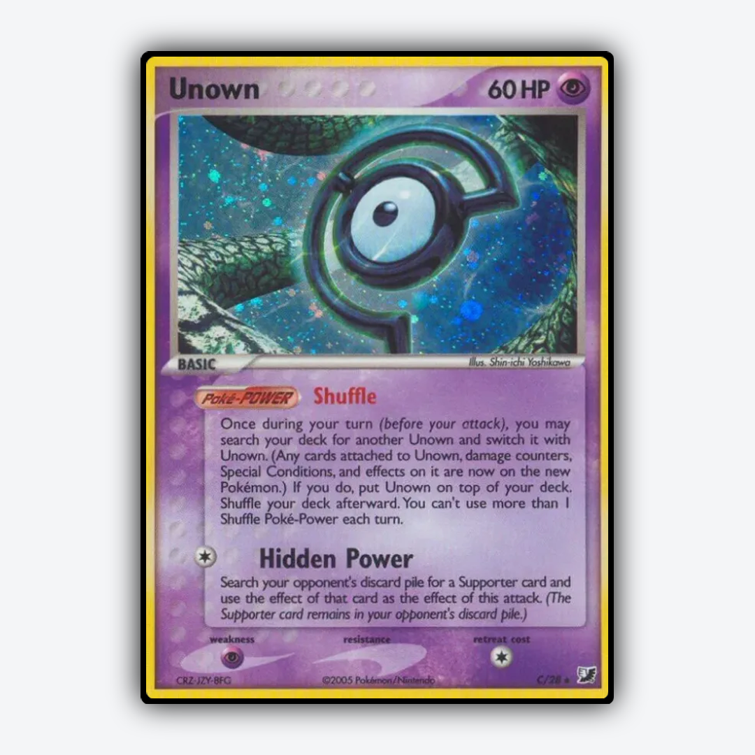Unown C/115 - Unseen Forces Set - Card Rug