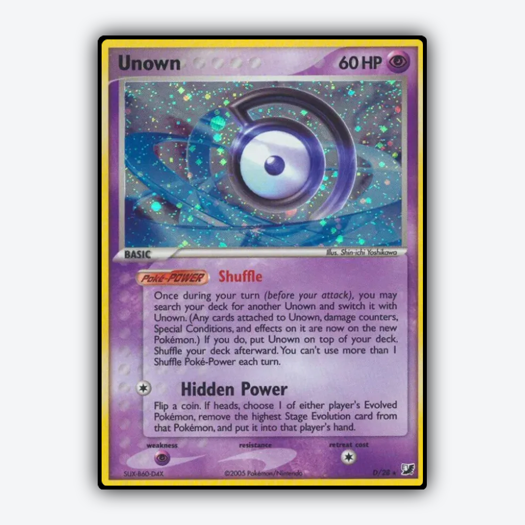 Unown D/115 - Unseen Forces Set - Card Rug