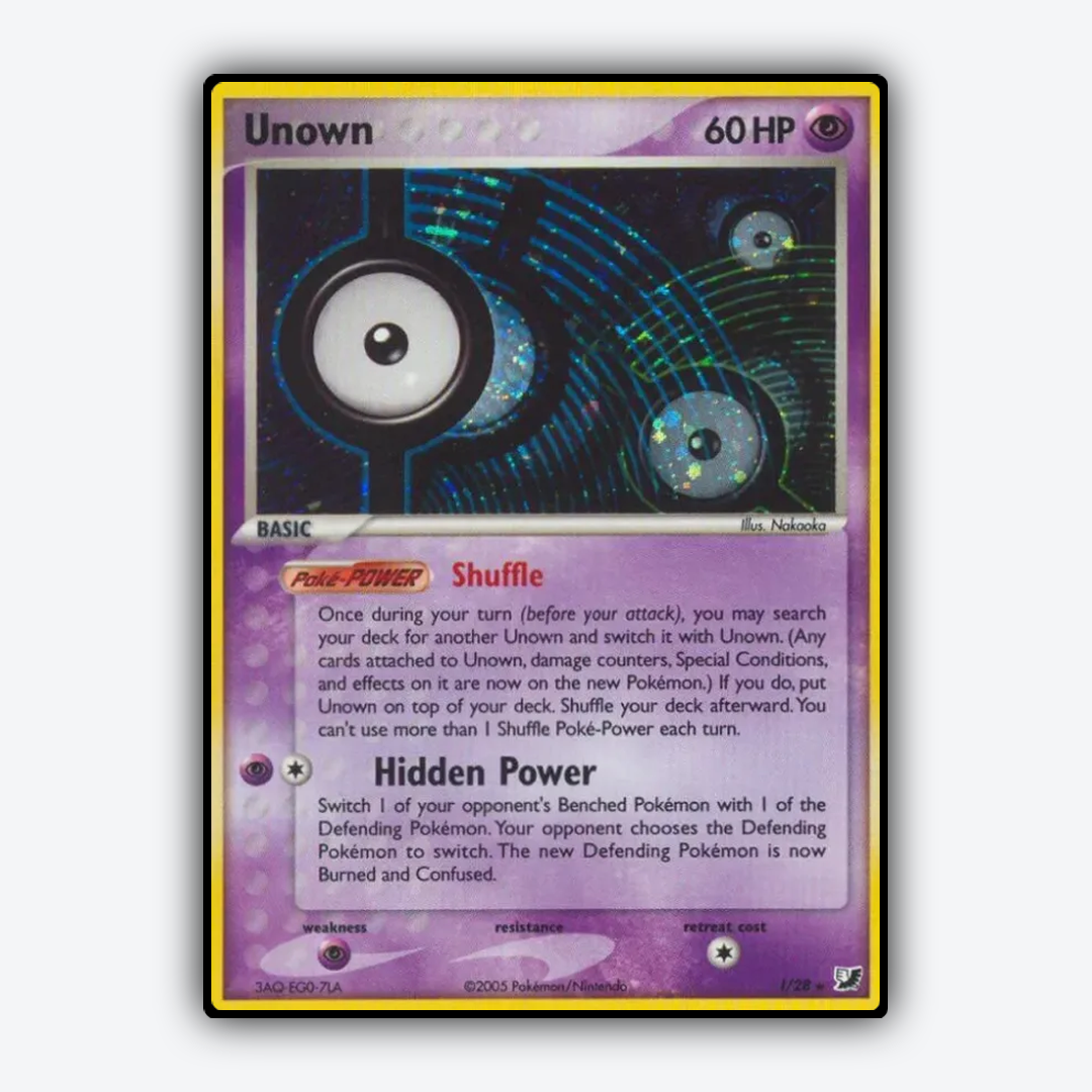 Unown I/115 - Unseen Forces Set - Card Rug