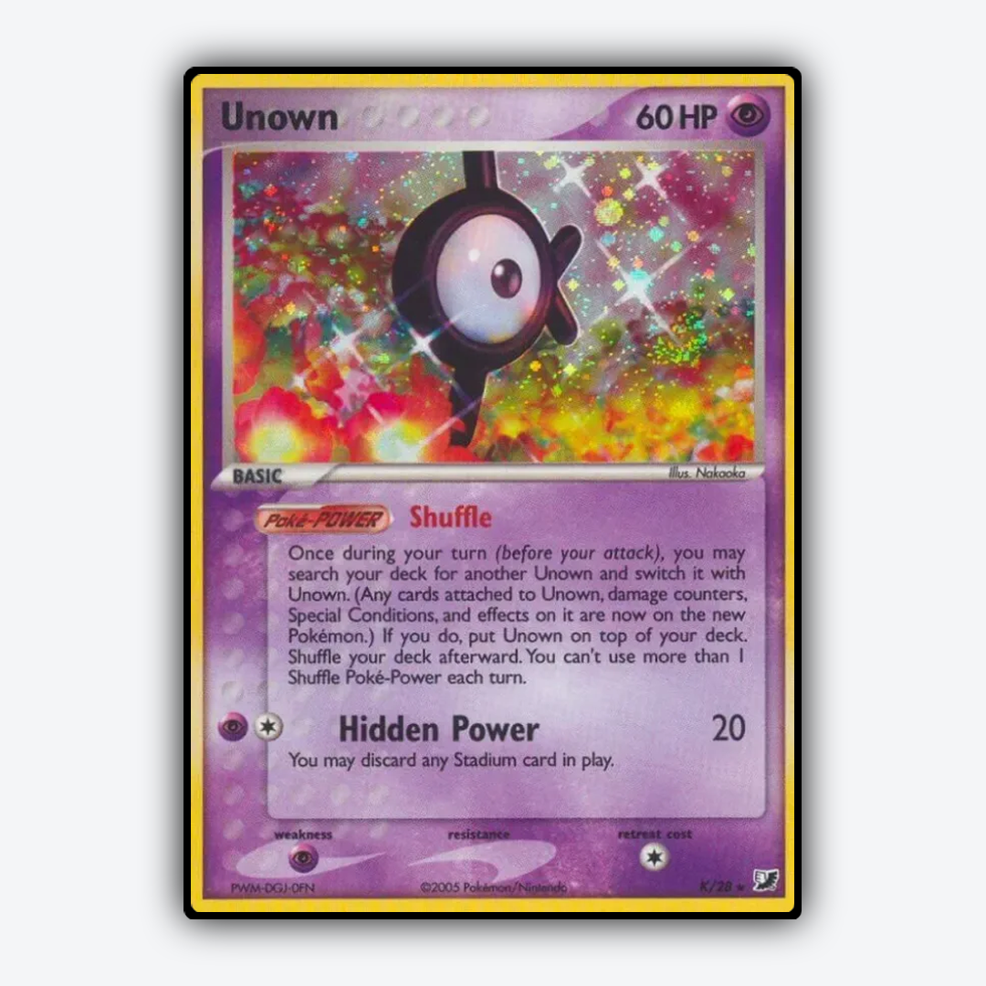 Unown K/115 - Unseen Forces Set - Card Rug