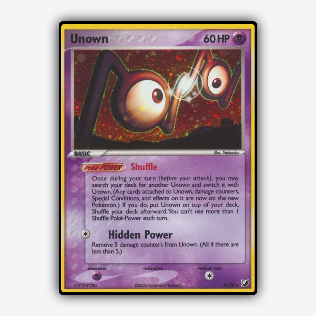 Unown N/115 - Unseen Forces Set - Card Rug