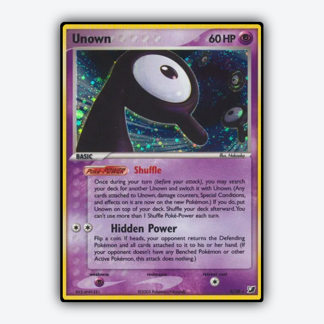 Unown R/115 - Unseen Forces Set - Card Rug