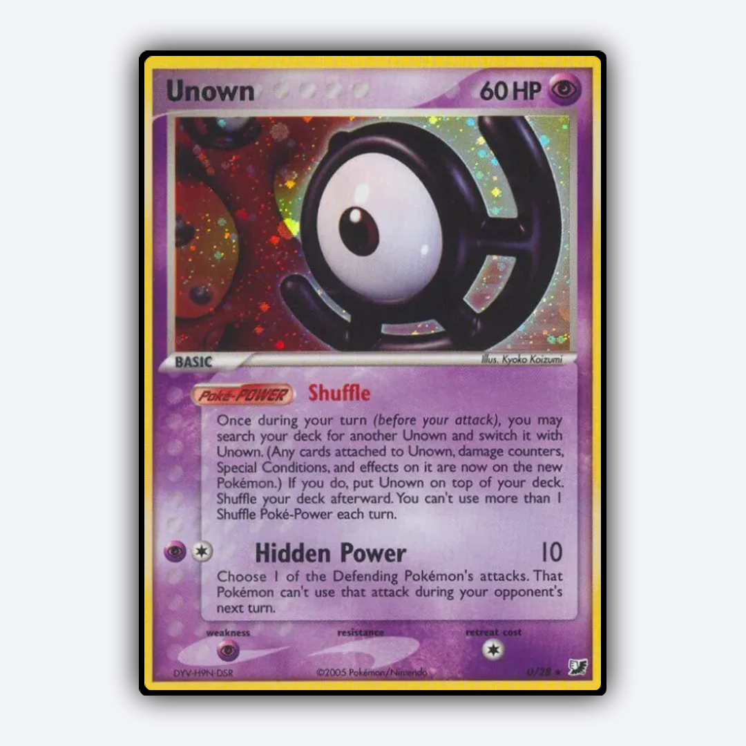 Unown U/115 - Unseen Forces Set - Card Rug