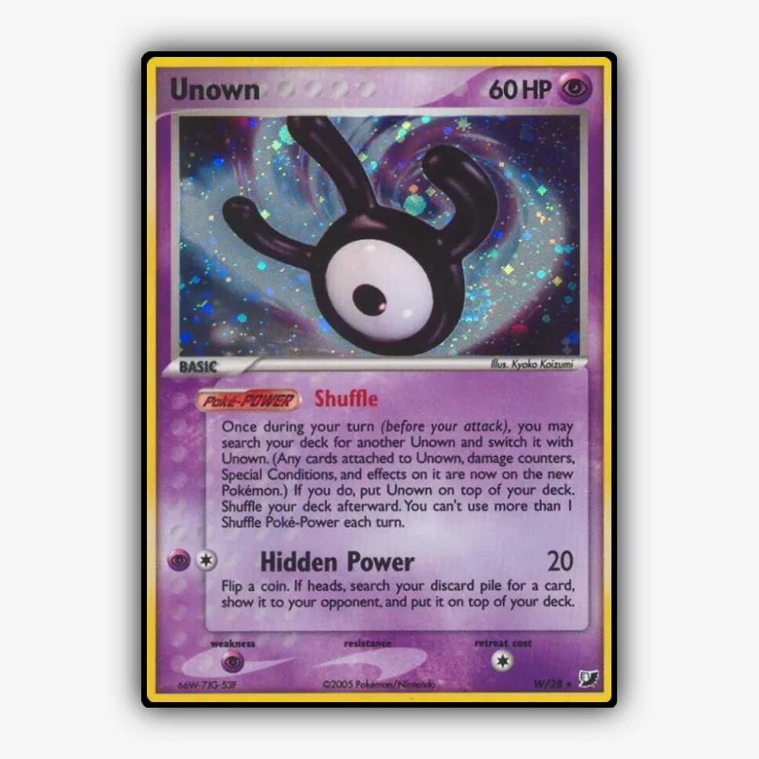 Unown W/115 - Unseen Forces Set - Card Rug