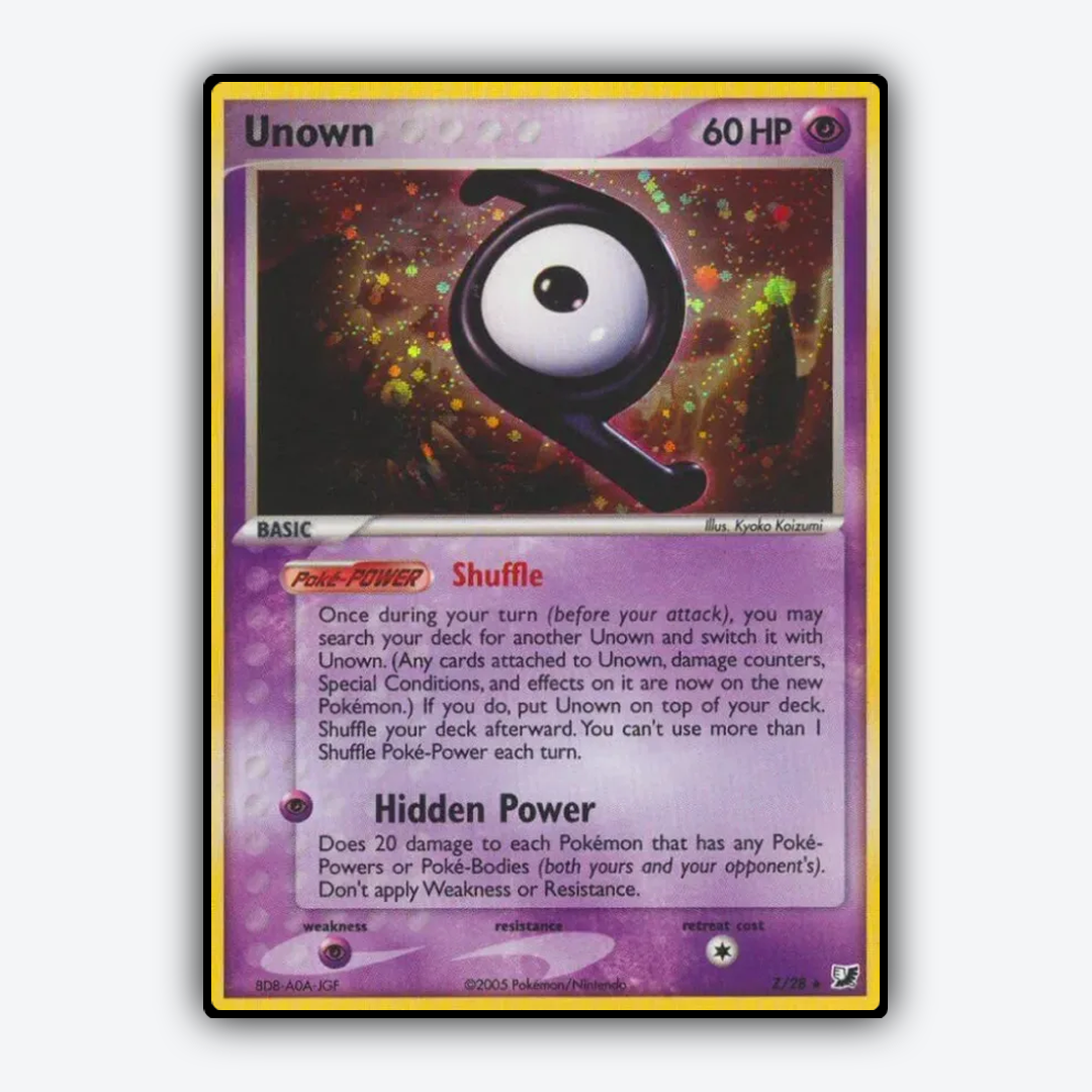 Unown Z/115 - Unseen Forces Set - Card Rug