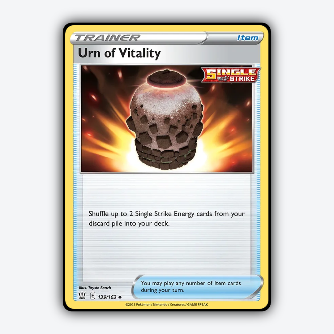 Urn of Vitality 139/163 - Battle Styles Set - Card Rug