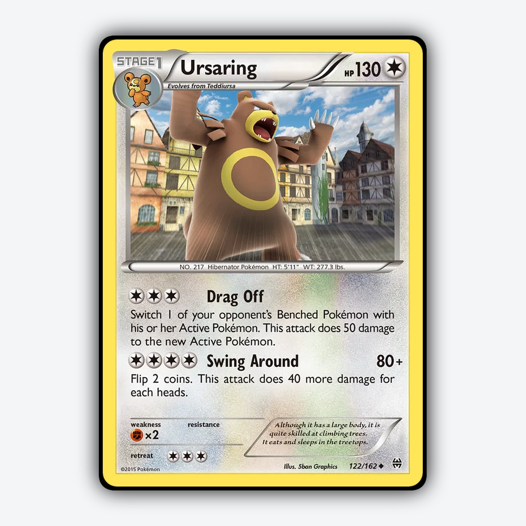 Ursaring 122/162 - BREAKthrough Set - Card Rug