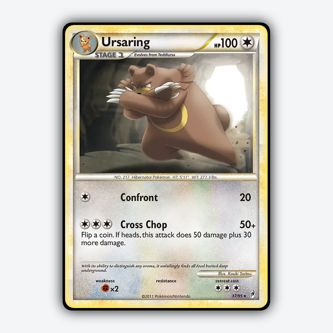 Ursaring 037/95 - Call of Legends Set - Card Rug