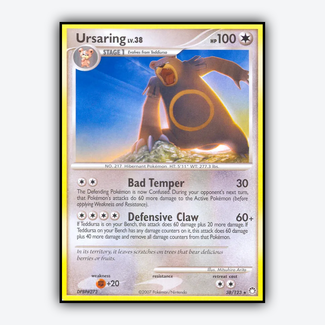 Ursaring 038/123 - Mysterious Treasures Set - Card Rug