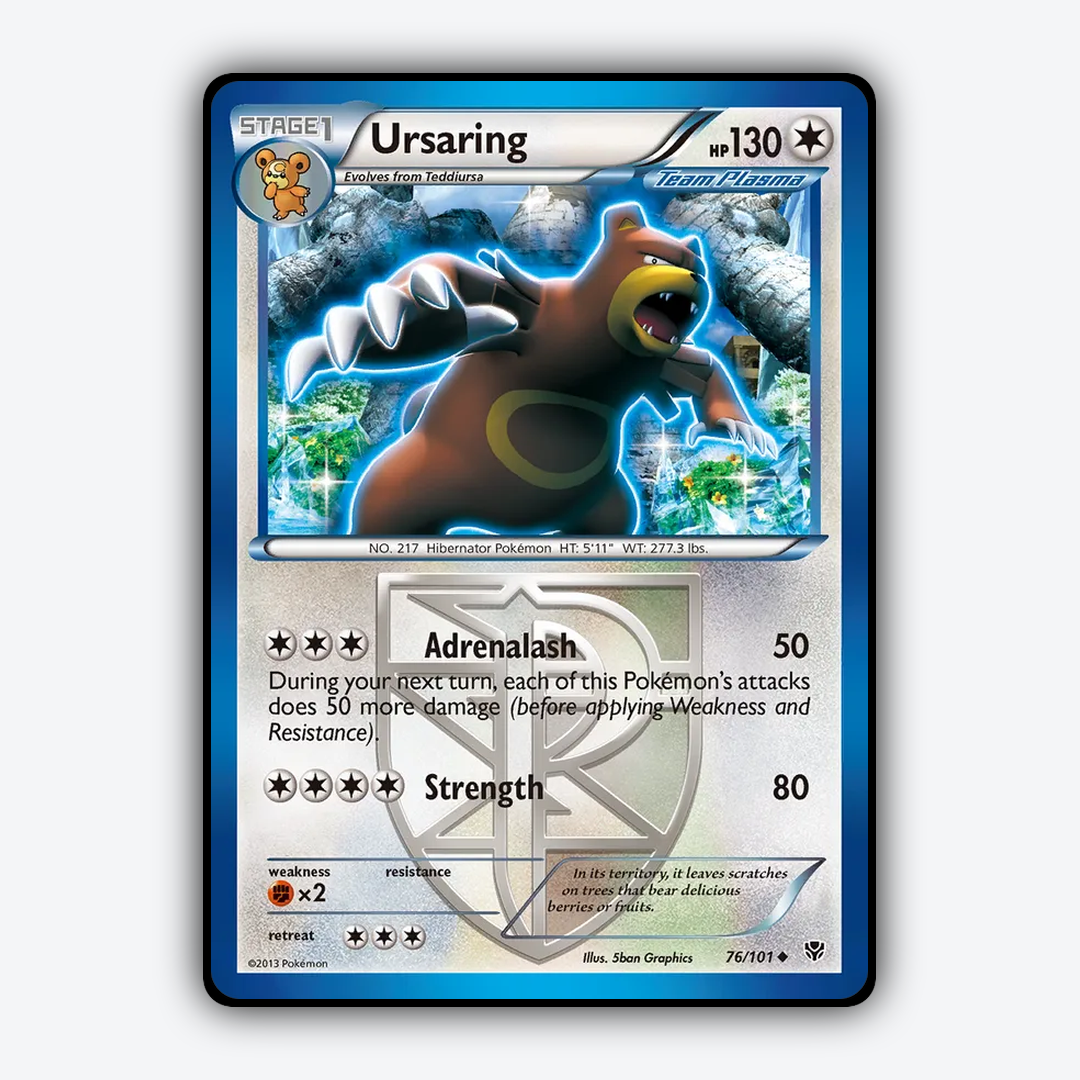 Ursaring 076/101 - Plasma Blast Set - Card Rug