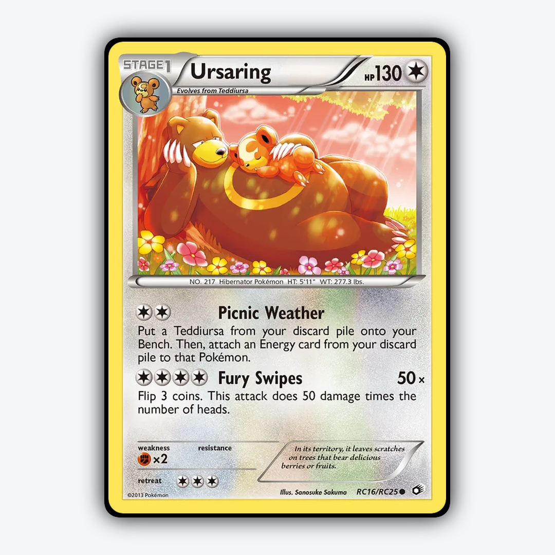 Ursaring RC016/113 - RC016/113 Legendary Treasures Set - Card Rug
