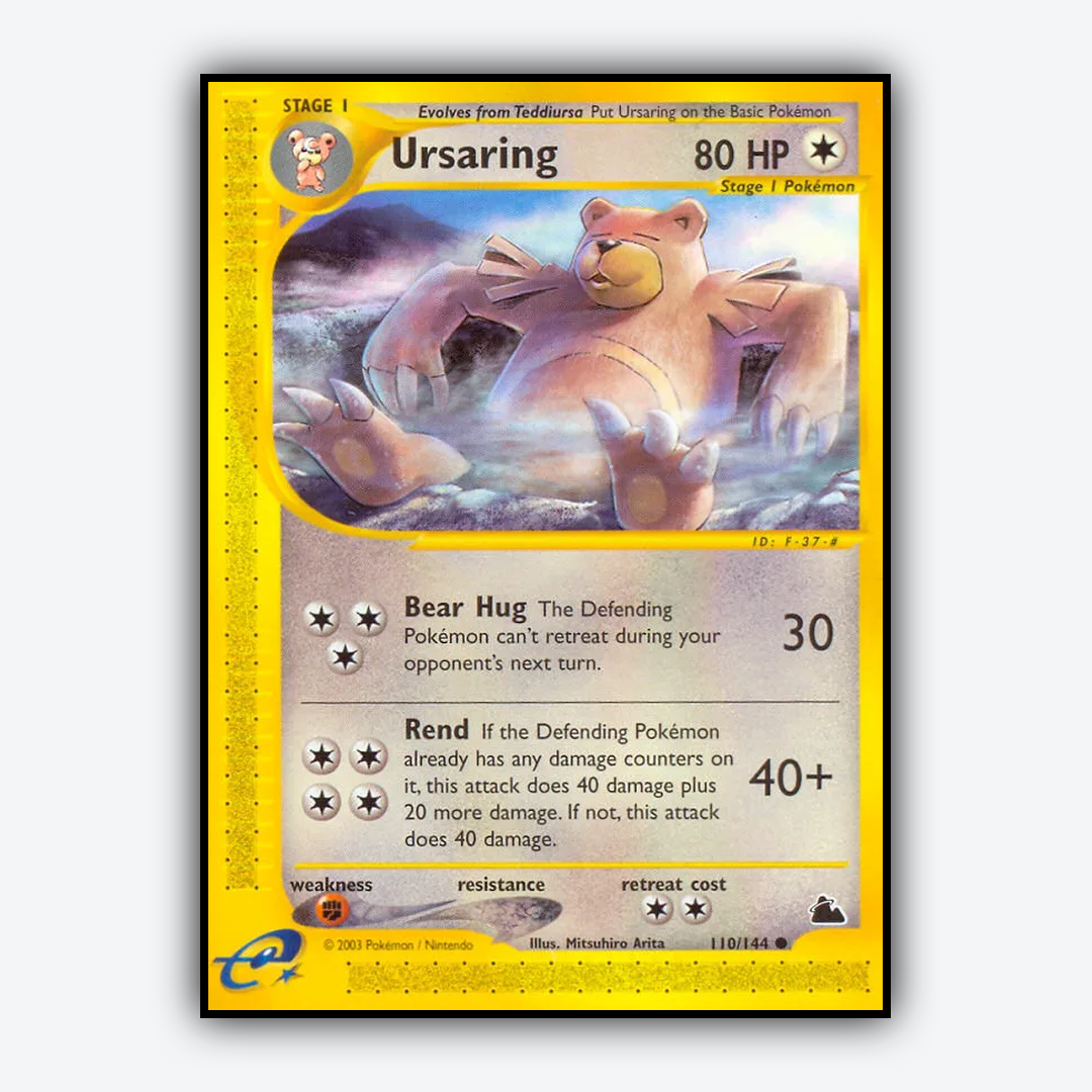 Ursaring 110/144 - Skyridge Set - Card Rug