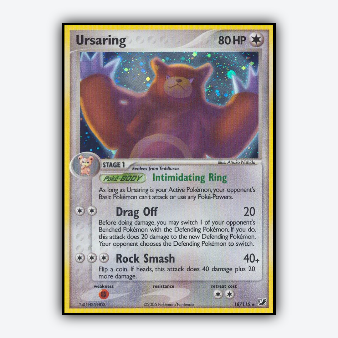 Ursaring 018/115 - Unseen Forces Set - Card Rug