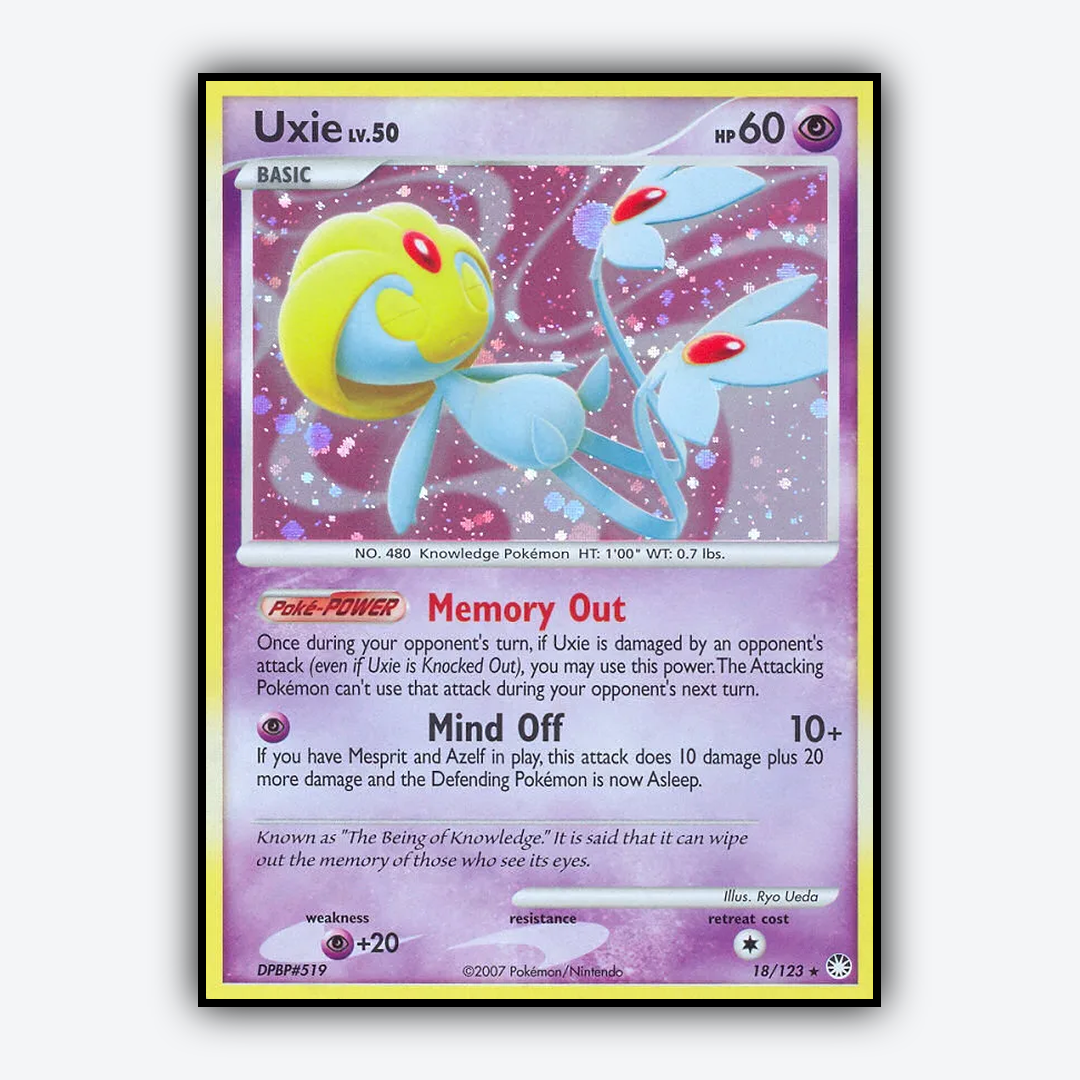 Uxie 018/123 - Mysterious Treasures Set - Card Rug
