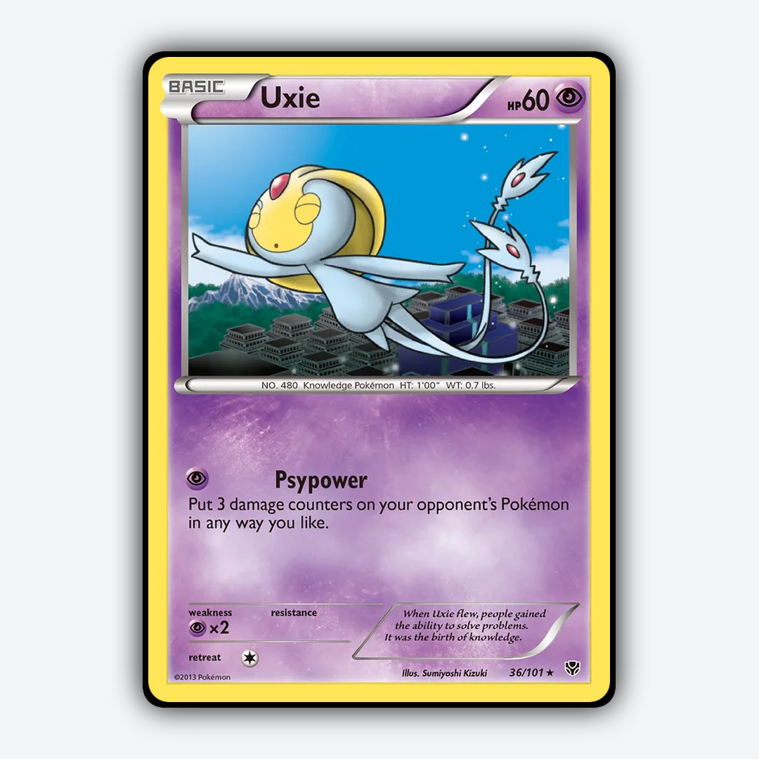 Uxie 036/101 - Plasma Blast Set - Card Rug