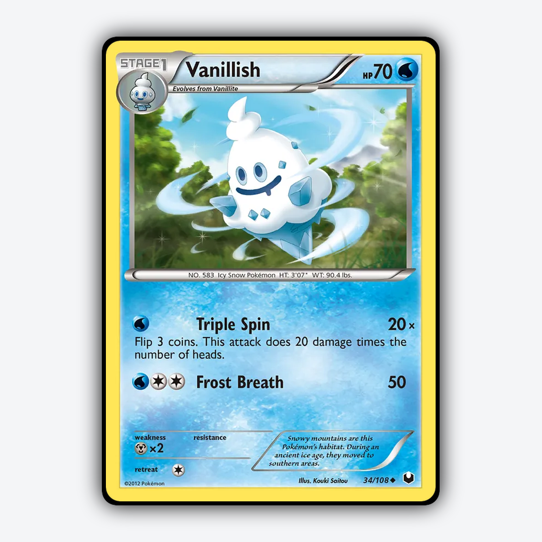 Vanillish 034/108 - Dark Explorers Set - Card Rug