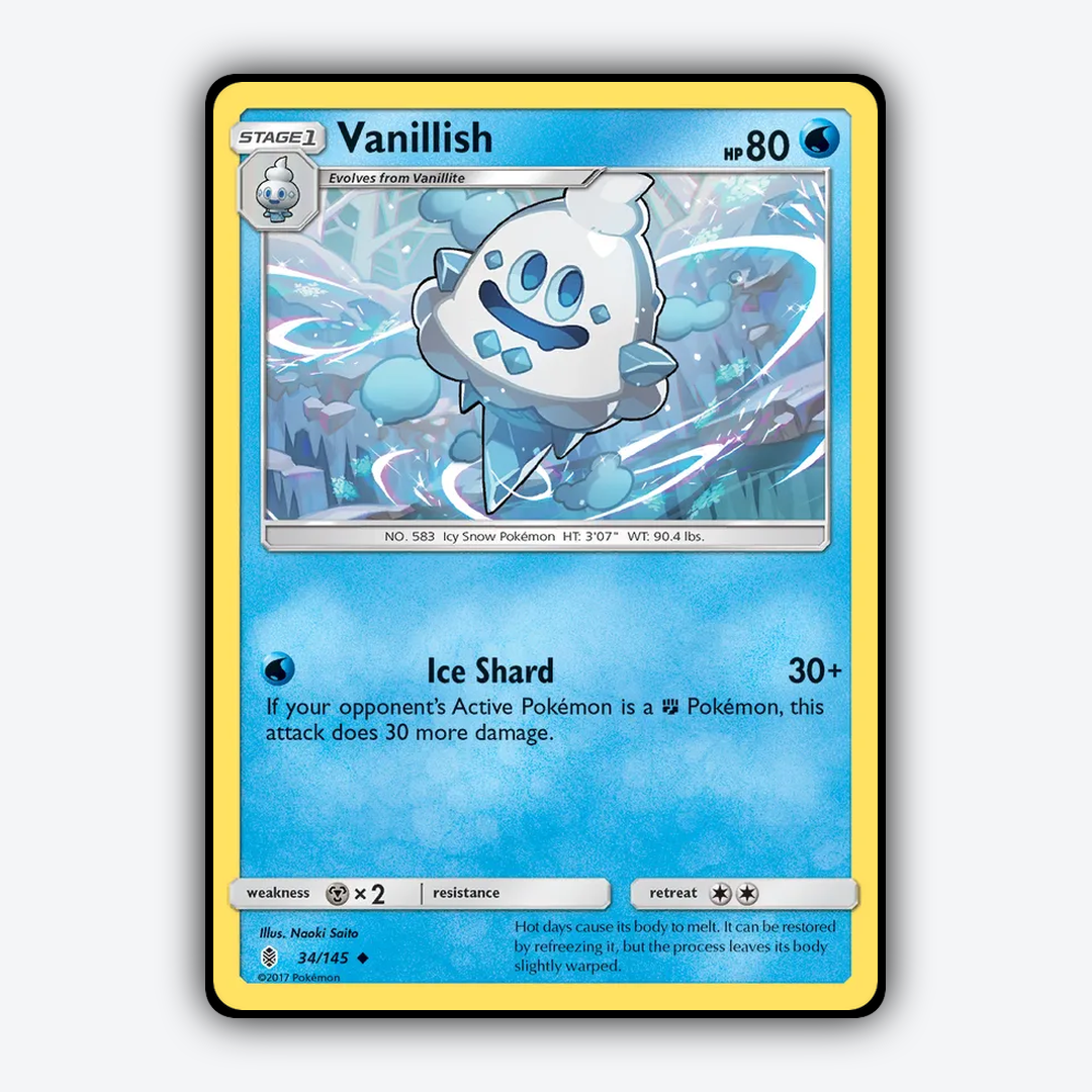 Vanillish 034/145 - Guardians Rising Set - Card Rug