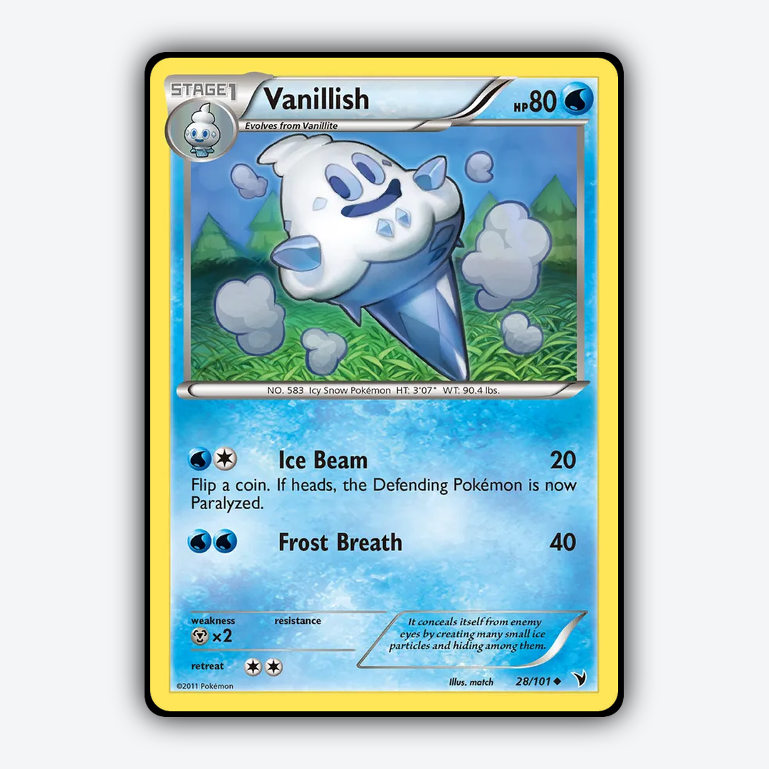 Vanillish 028/101 - Noble Victories Set - Card Rug