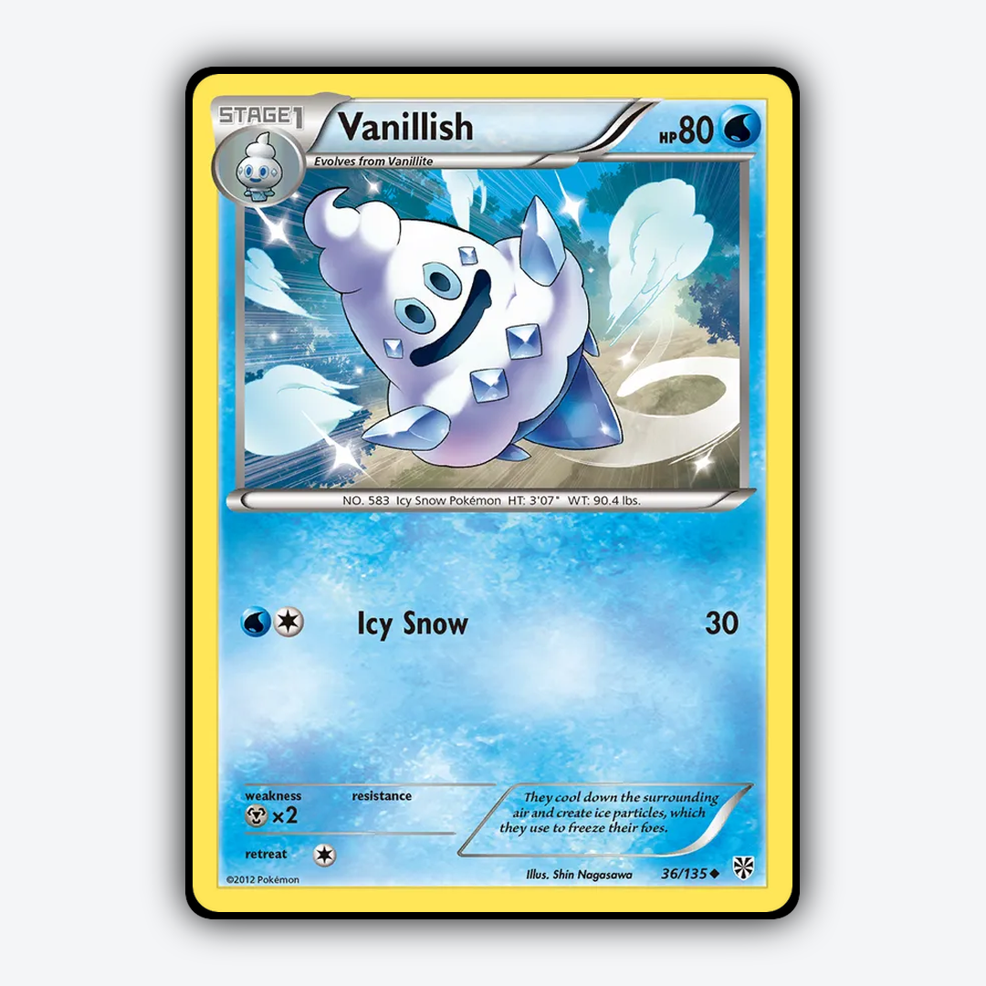 Vanillish 036/135 - Plasma Storm Set - Card Rug