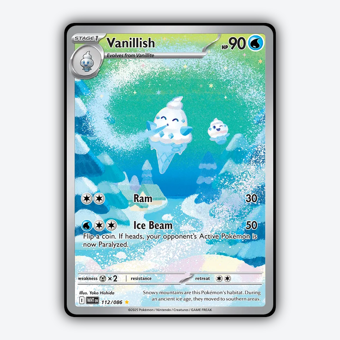 Vanillish #112 - White Flare Set - Card Rug