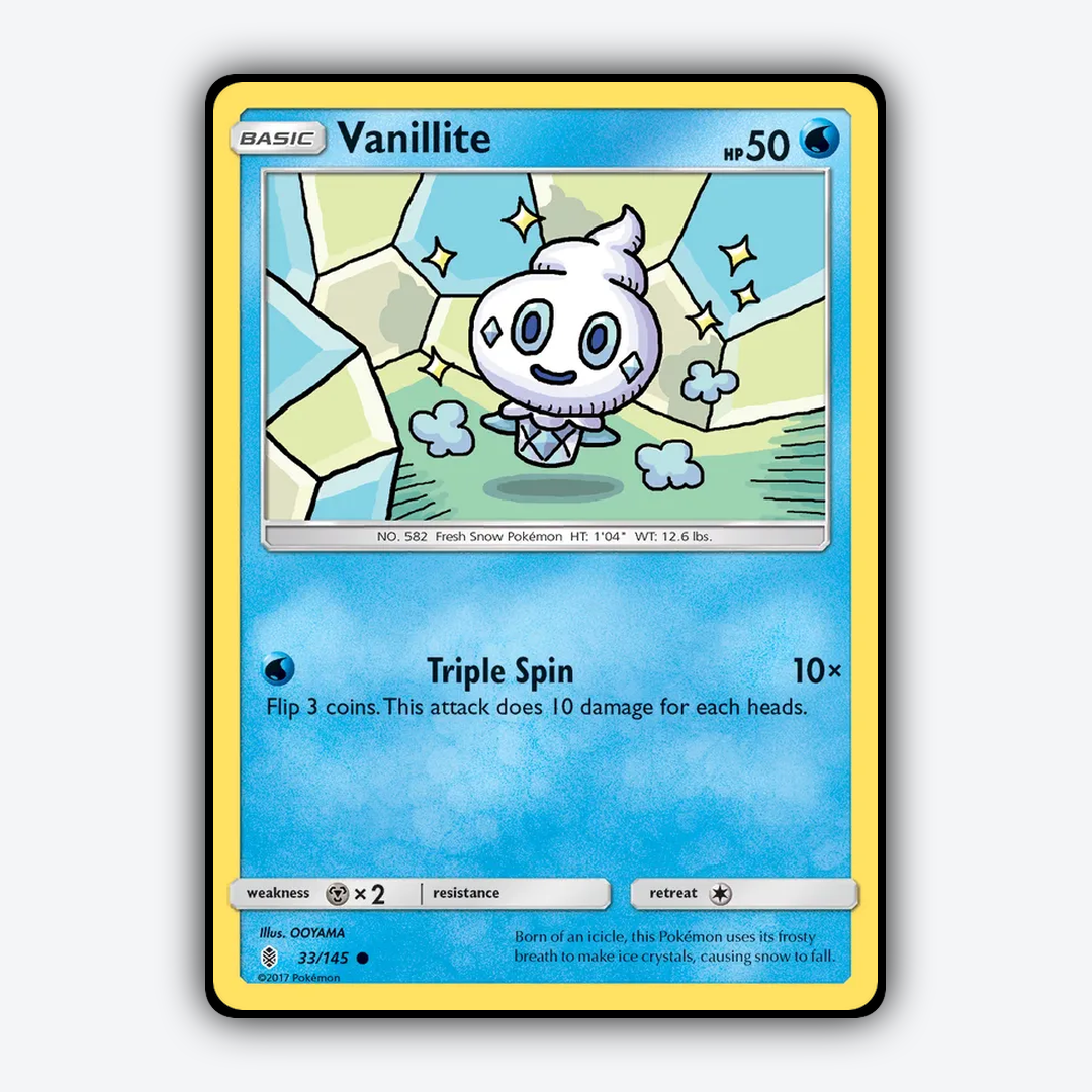 Vanillite 033/145 - Guardians Rising Set - Card Rug