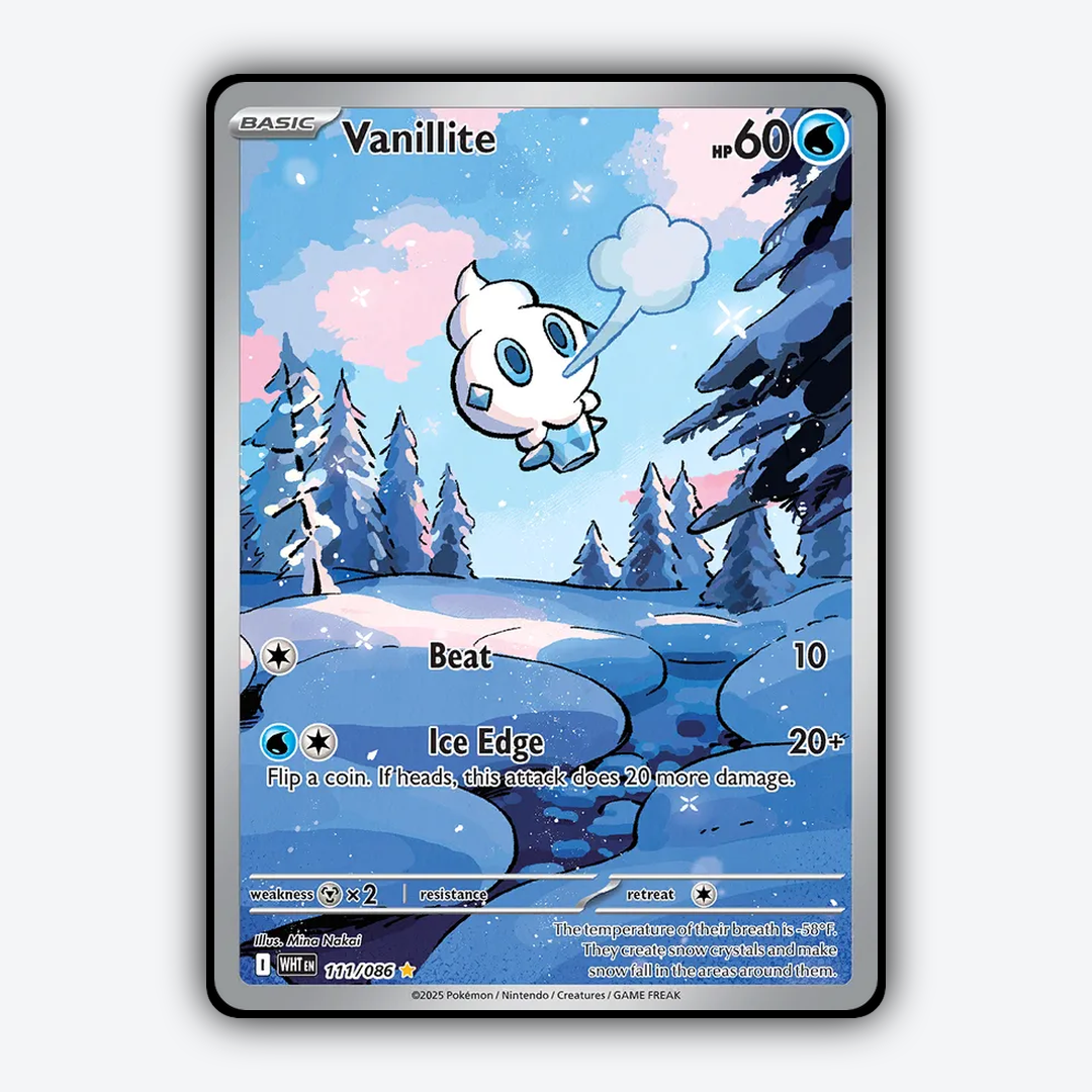 Vanillite #111 - White Flare Set - Card Rug