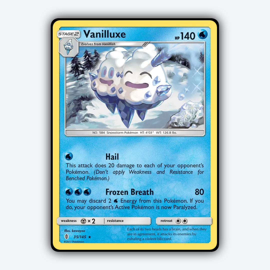 Vanilluxe 035/145 - Guardians Rising Set - Card Rug