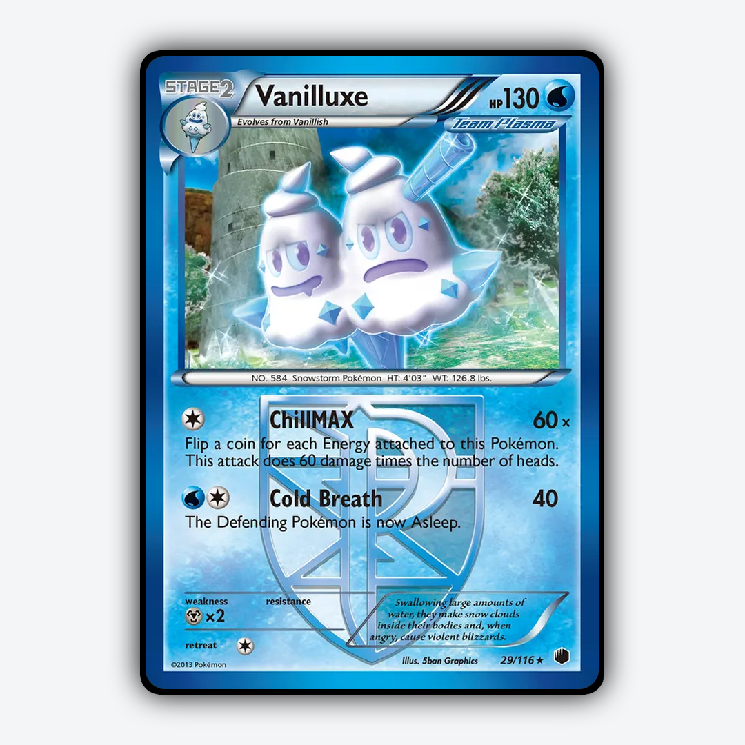 Vanilluxe 029/116 - Plasma Freeze Set - Card Rug