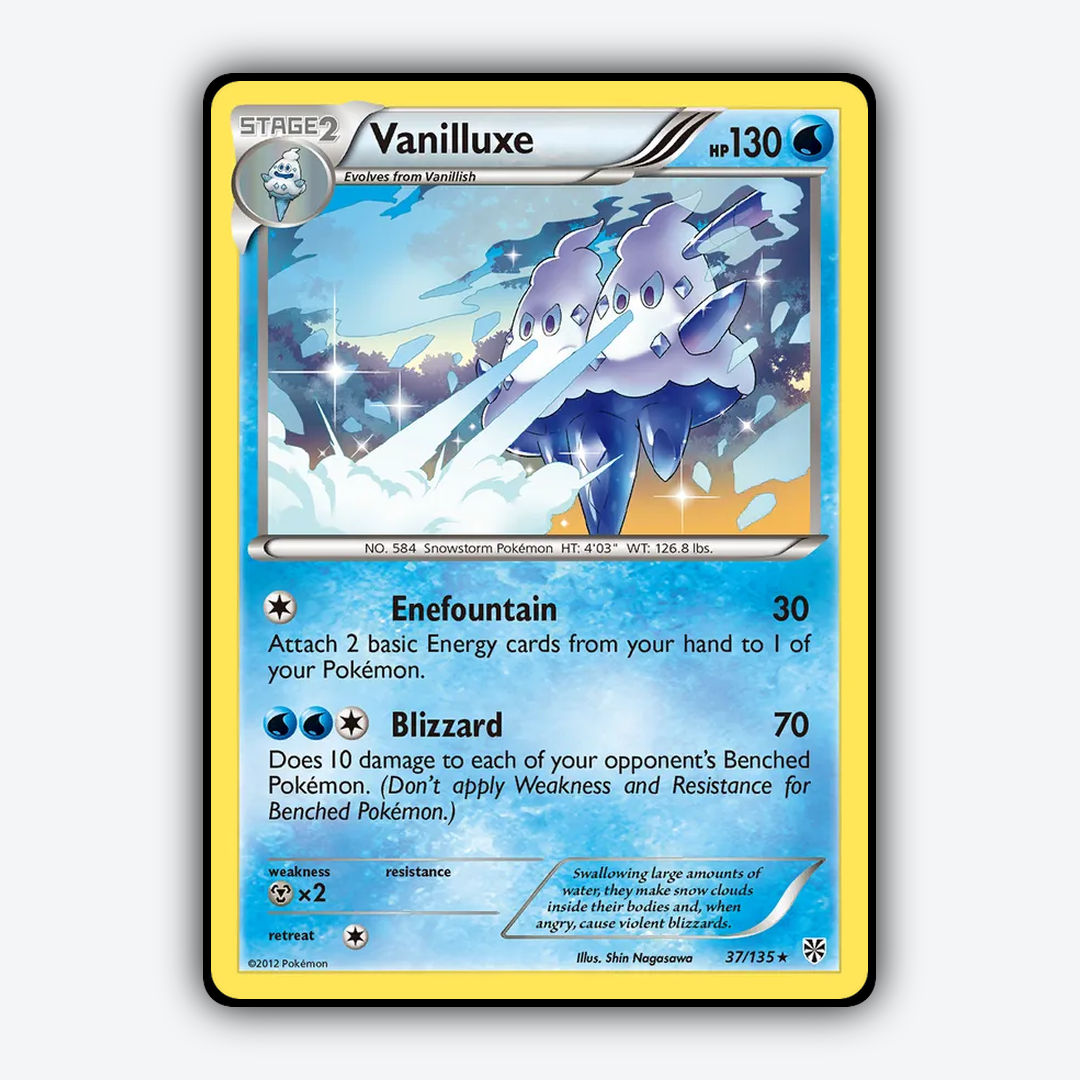 Vanilluxe 037/135 - Plasma Storm Set - Card Rug