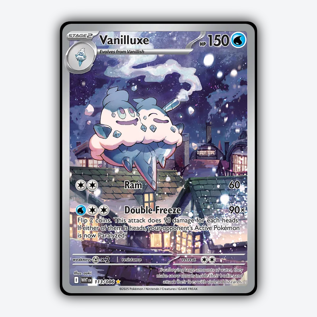 Vanilluxe #113 - White Flare Set - Card Rug