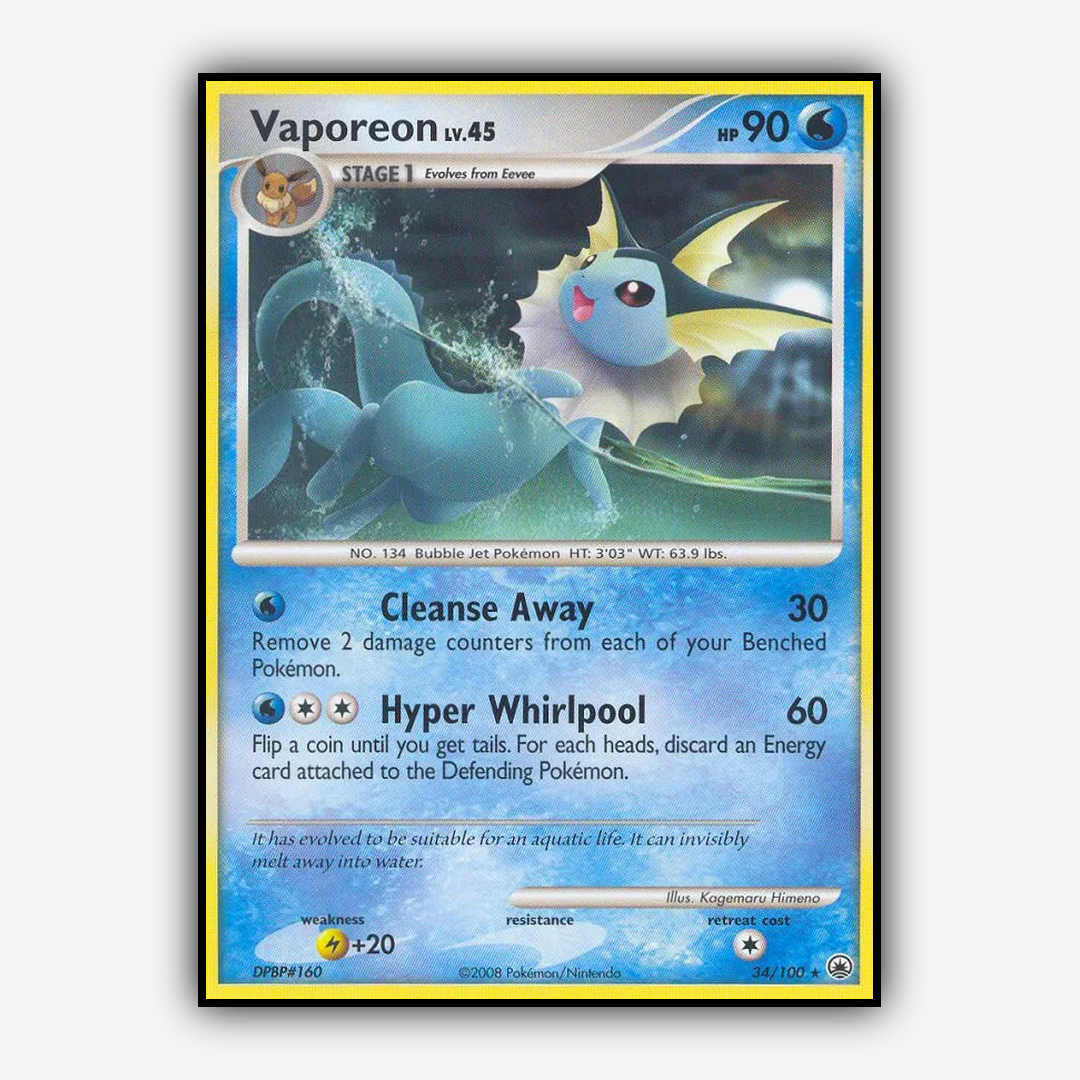 Vaporeon 034/100 - Majestic Dawn Set - Card Rug