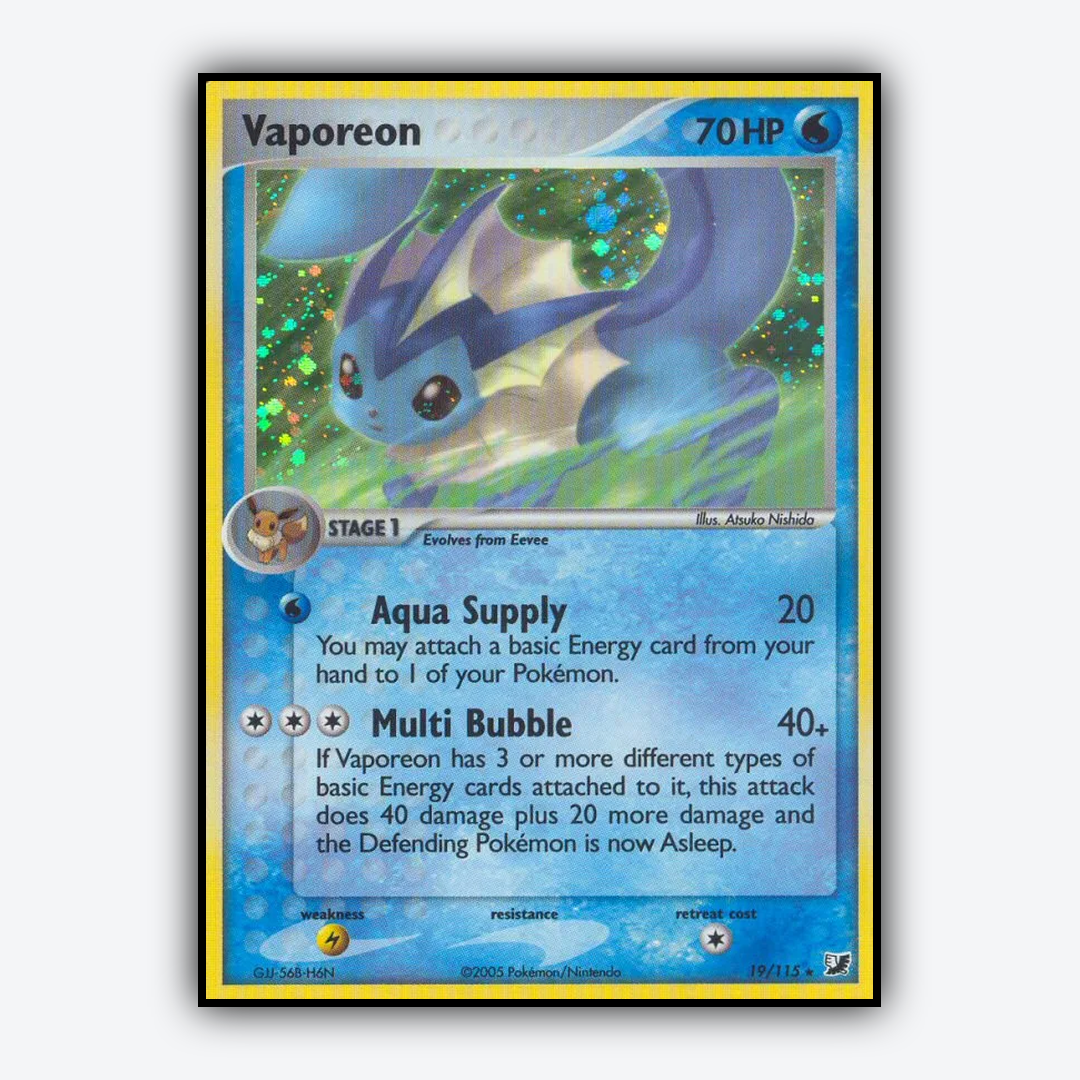 Vaporeon 019/115 - Unseen Forces Set - Card Rug