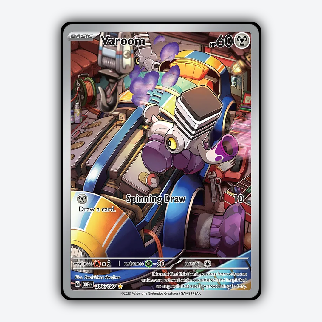 Varoom #206 - Obsidian Flames Set - Card Rug