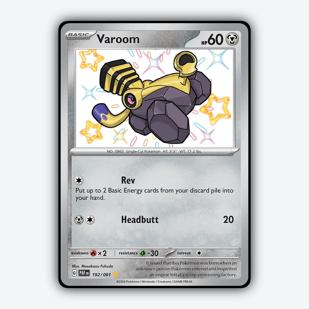 Varoom #192 - Paldean Fates Set - Card Rug