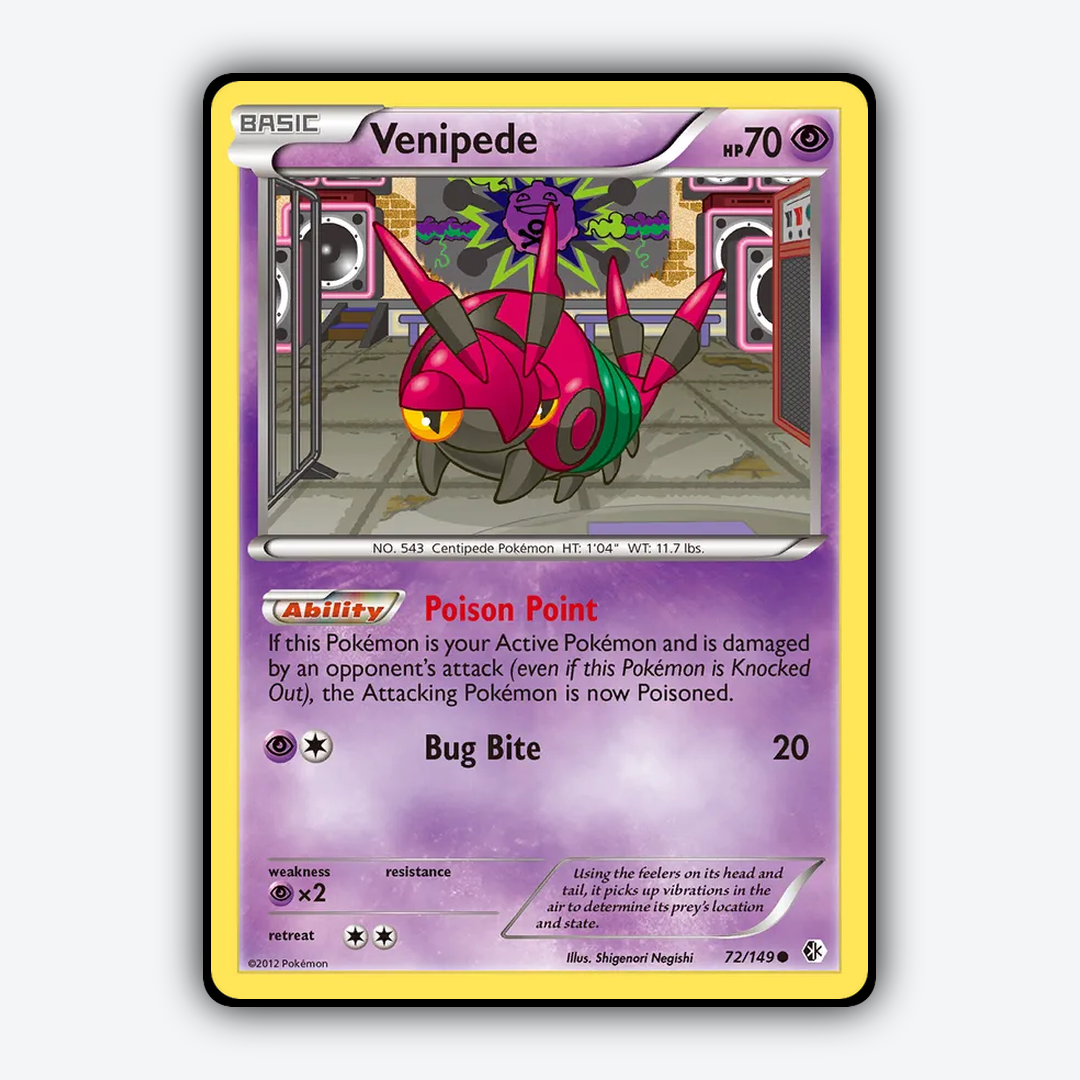Venipede 072/149 - Boundaries Crossed Set - Card Rug